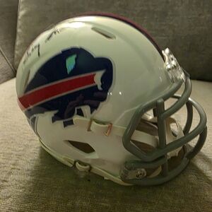Billy Shaw Autographed Buffalo Bills Football Mini Helmet